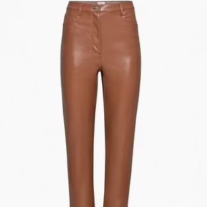 Aritzia Melina Leather Pants